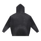 Unisex "FH" Vintage Washed Frayed Hoodie