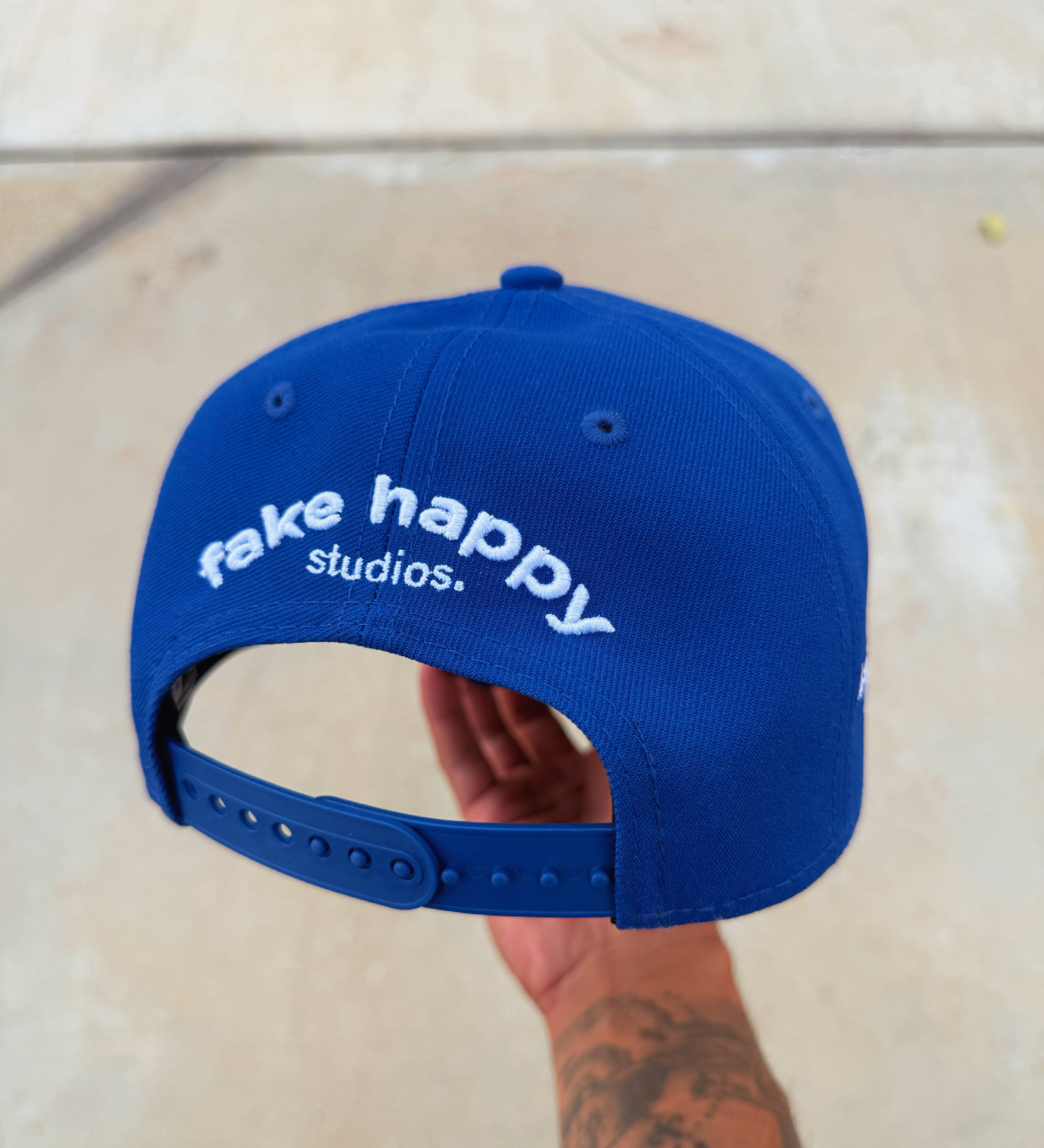 Fake Happy Studios “The Staple” Royal Blue SnapBack
