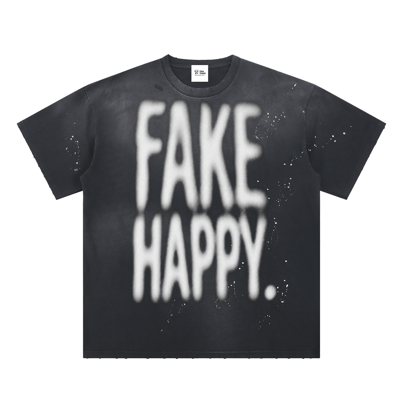 Unisex "Unclear" Sunfade Paint Splatter T-Shirt